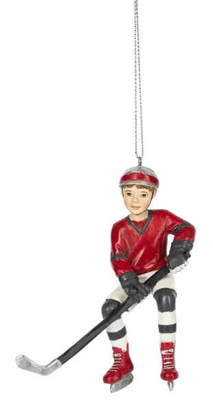 4"H Hockey Player Ornaments (sold individually)