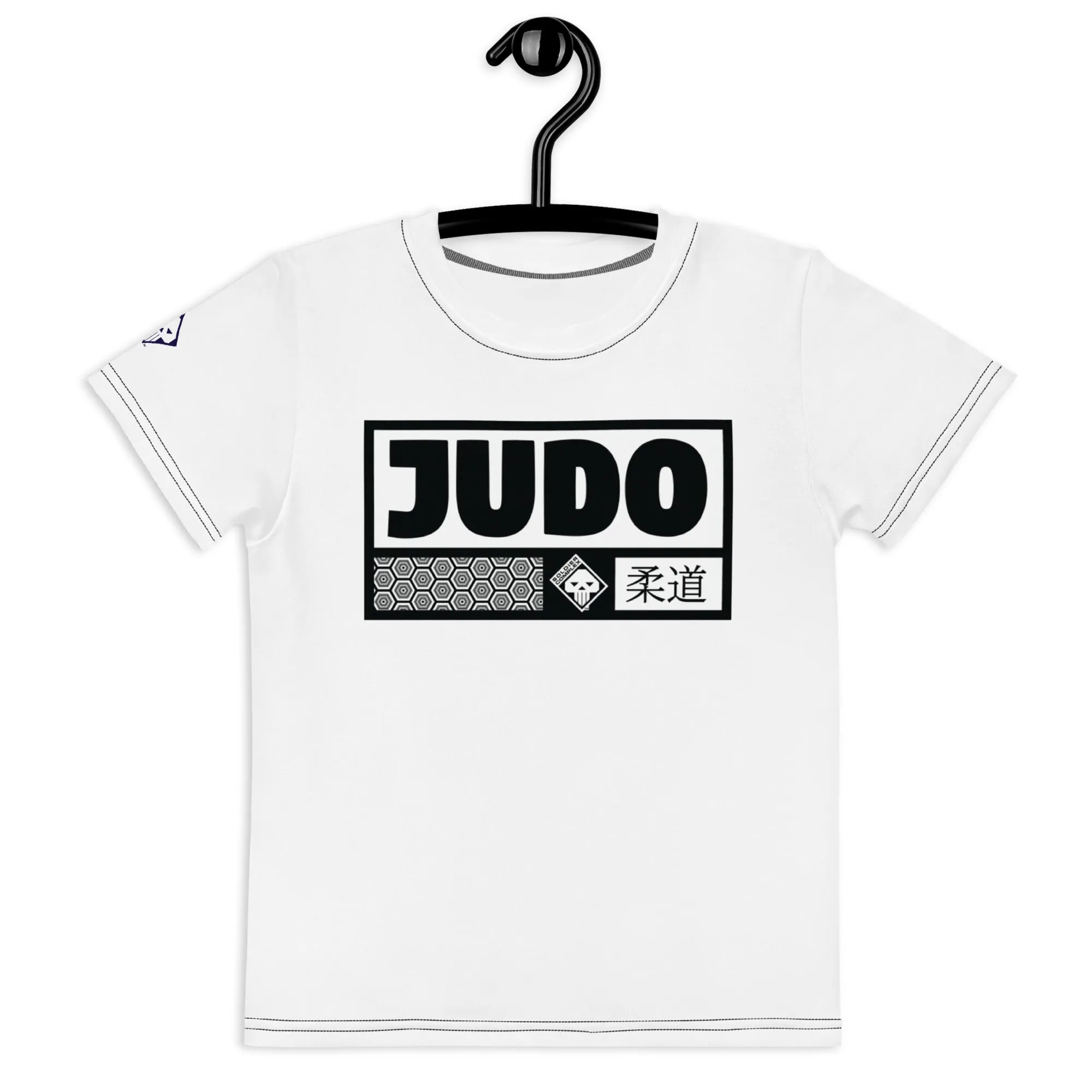 Active and Stylish: Boy's Short Sleeve Judo Rash Guard - Snow