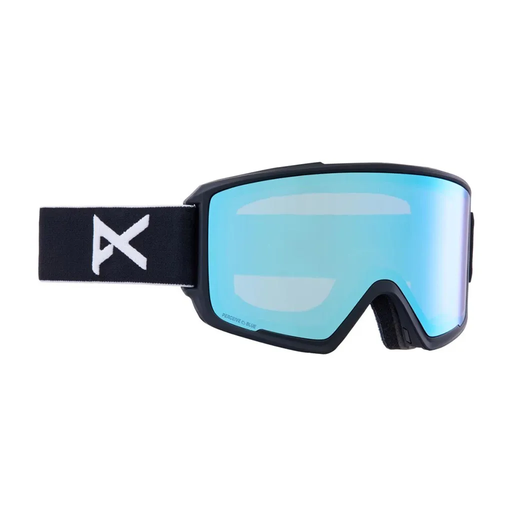 Anon M3 MFI Low Bridge Goggle - Black/Variable Blue