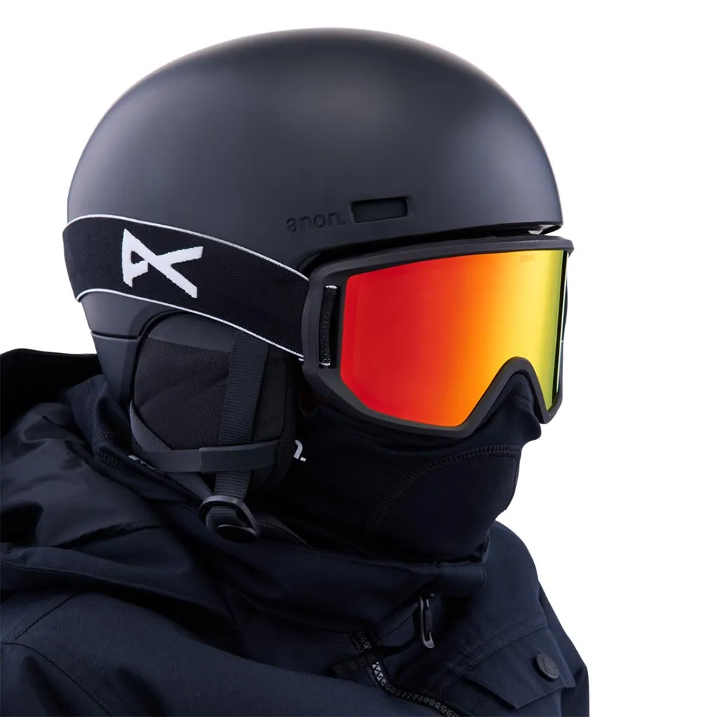 Anon Relapse Junior MFI Goggle - Black/Red Solex