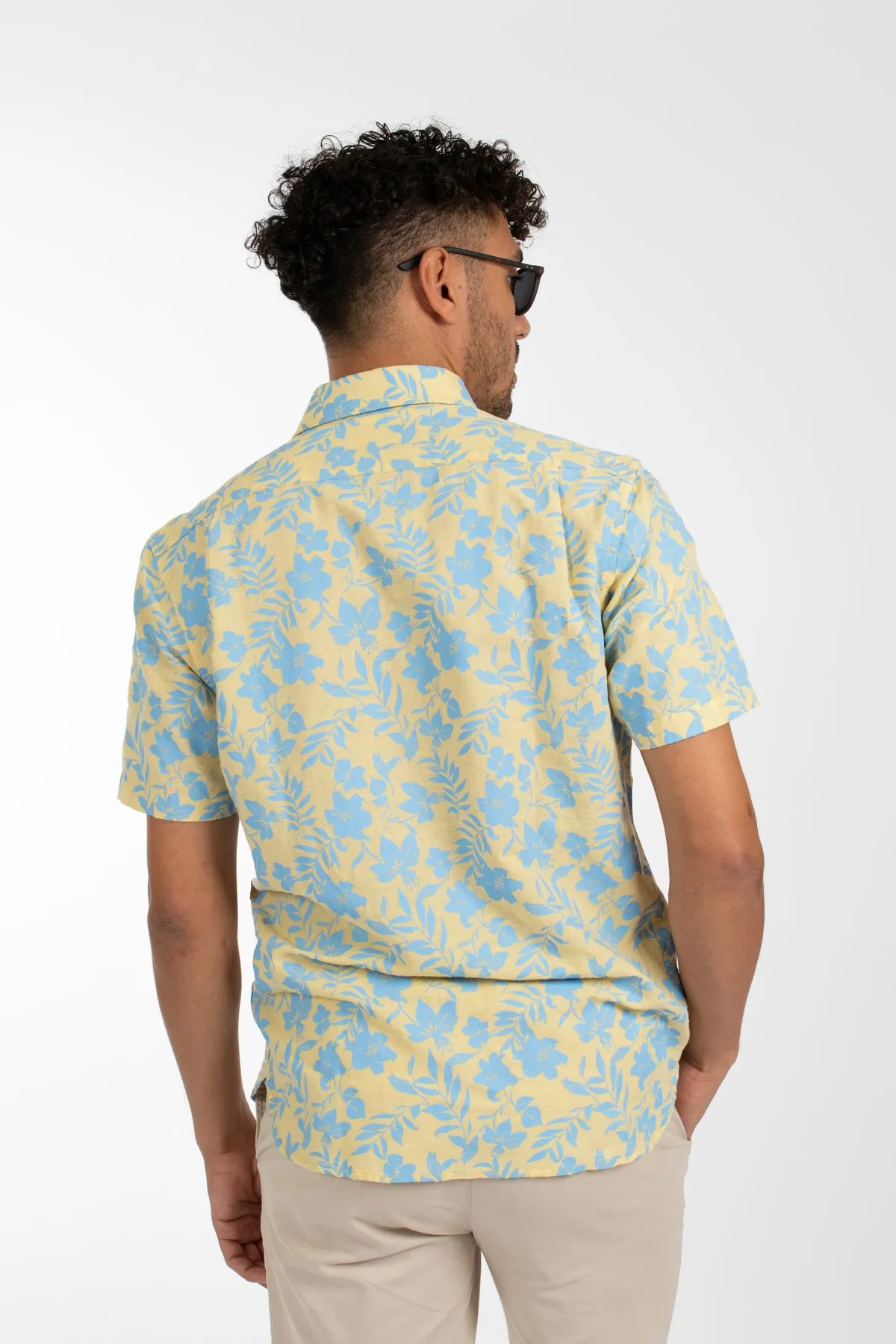 Butter Floral Cotton Linen Shirt