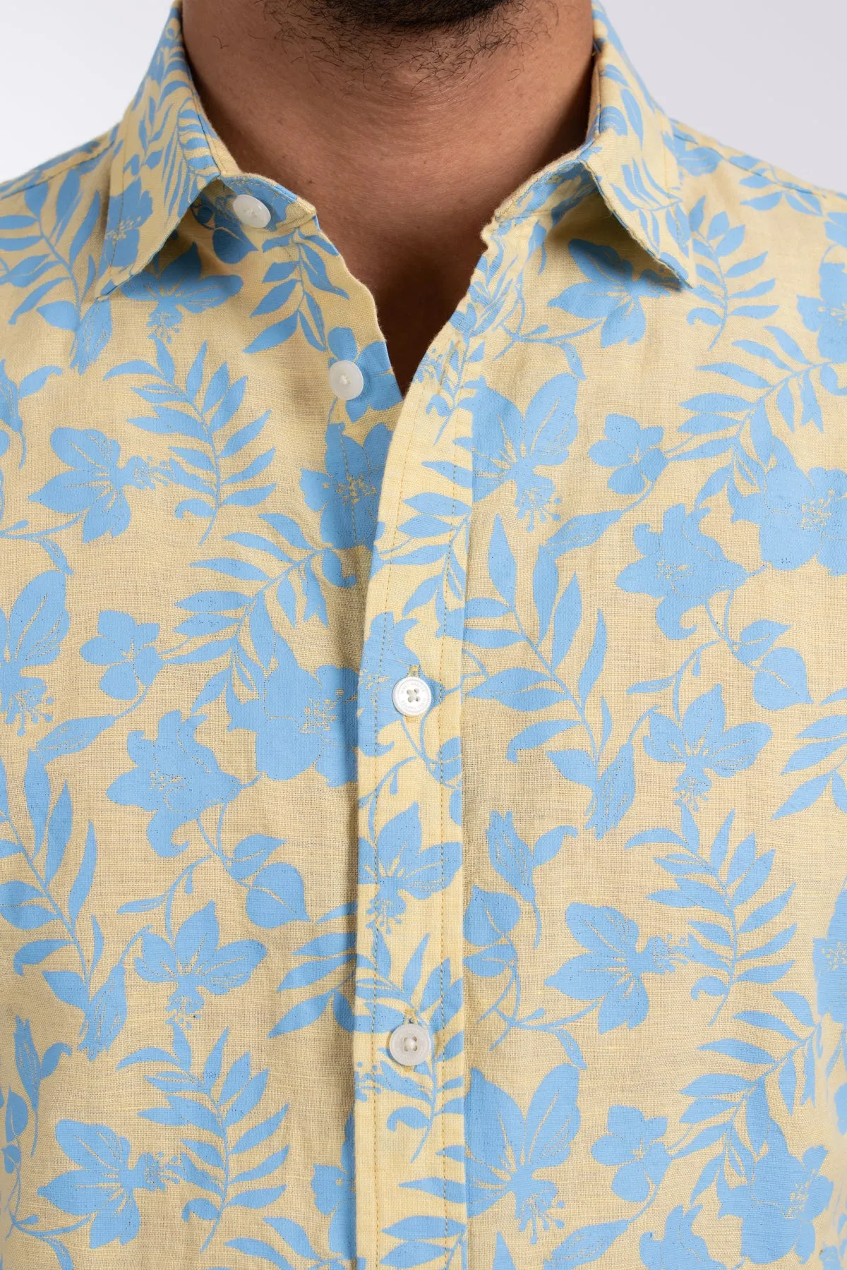 Butter Floral Cotton Linen Shirt