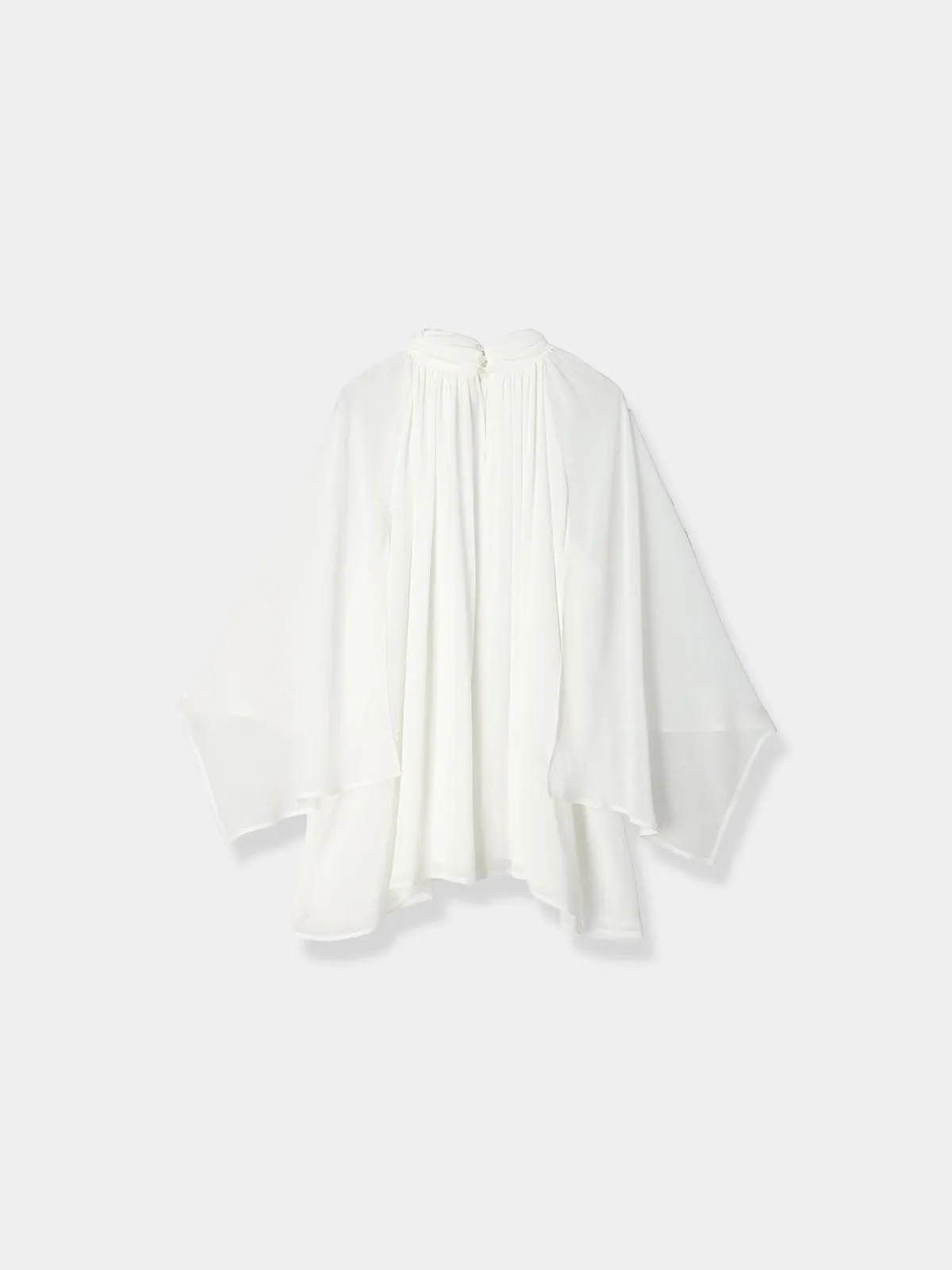 Cape sleeve Chiffon Blouse