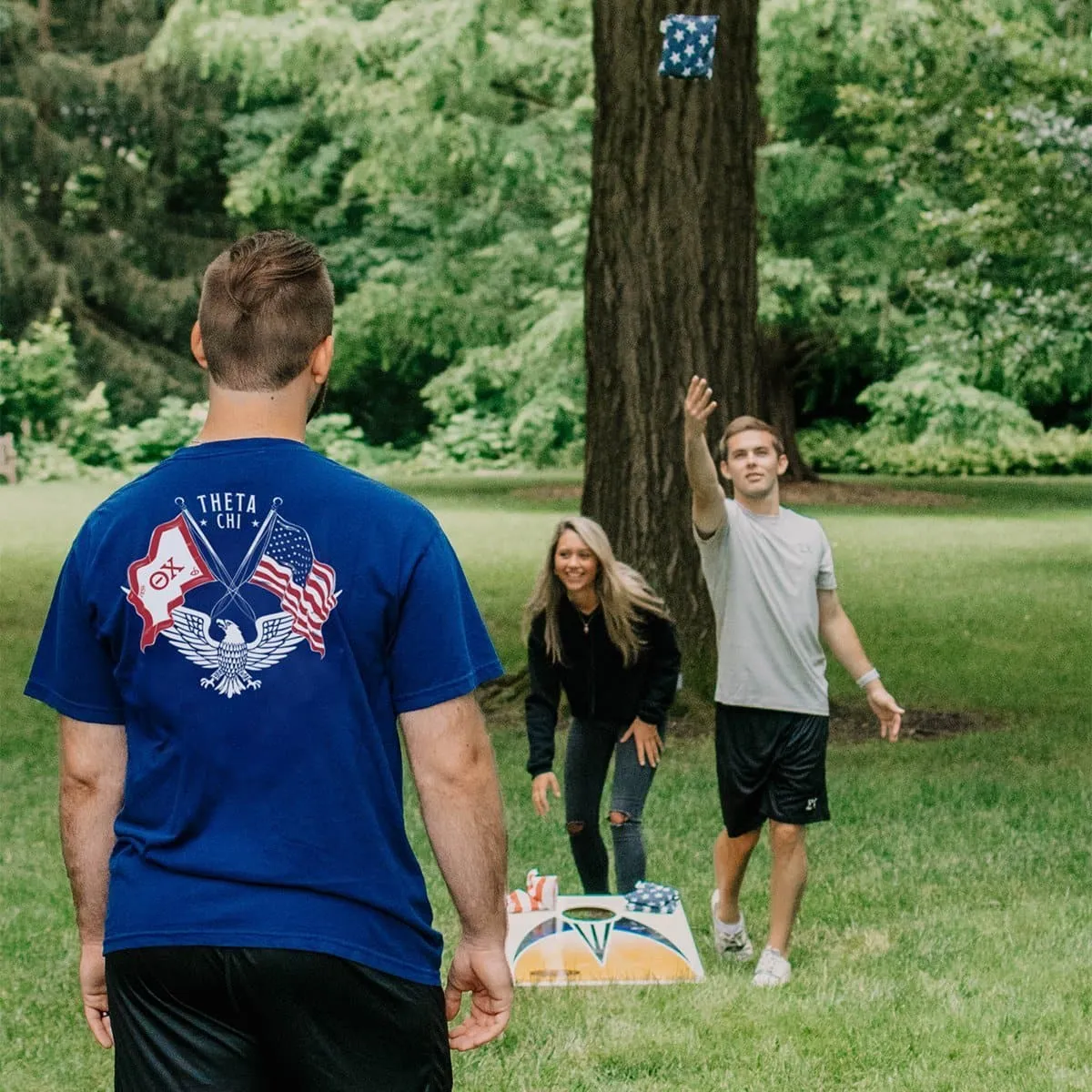 Chi Phi Comfort Colors Navy Patriot tee