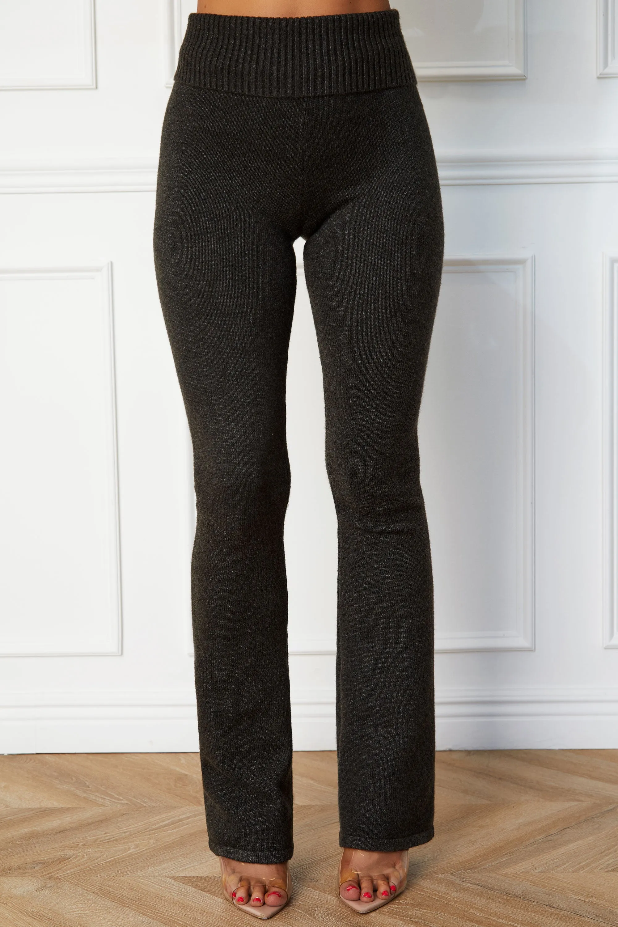 Corinthia Knit Crop Hoodie and Pants Set