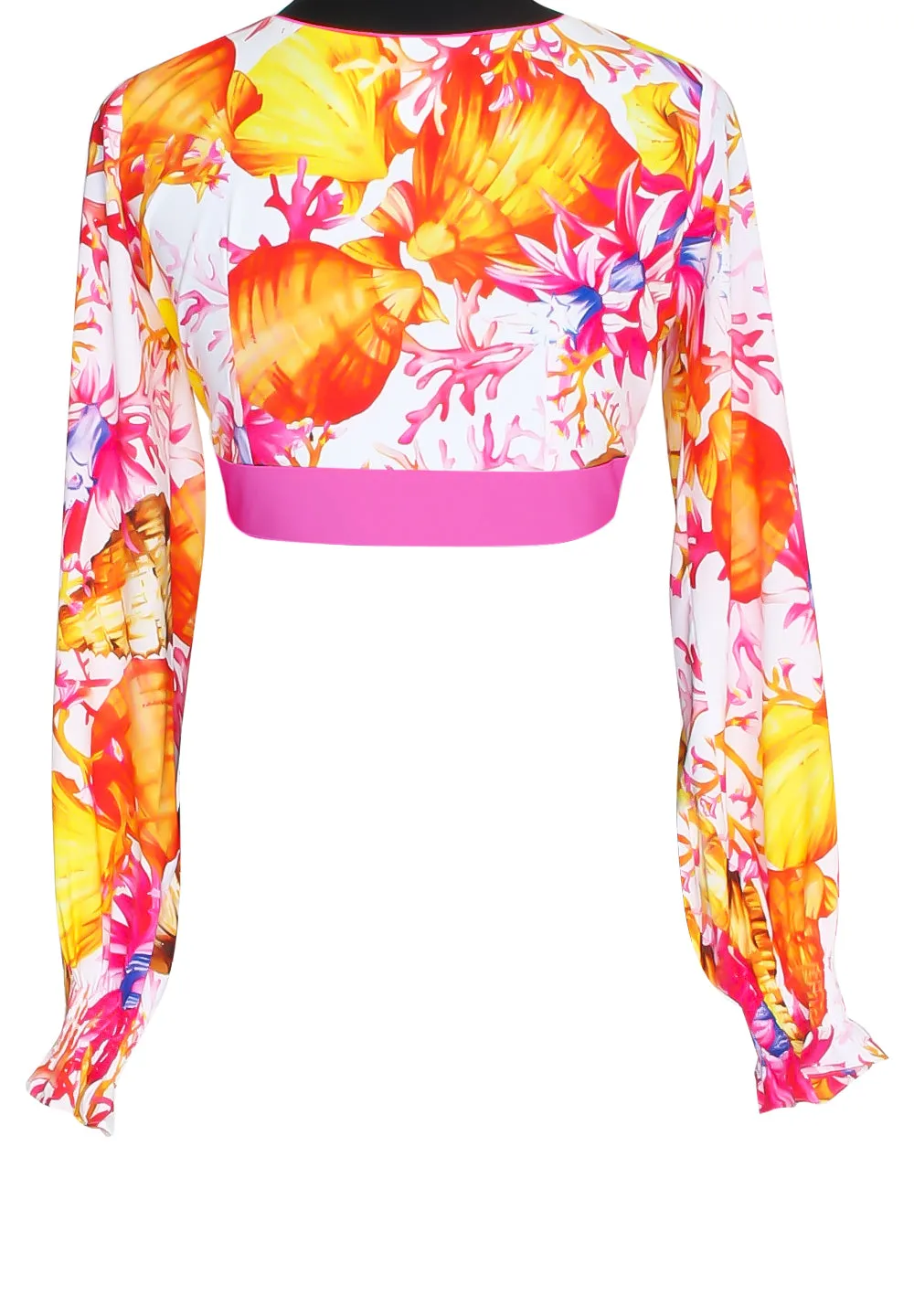 Euphoria - Magic Reef Crop Top (Neon Pink)