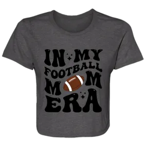 Football Mom B8882 Ladies' Flowy Cropped Tee