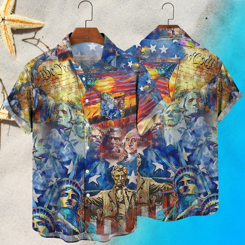 Hawaiian Beach 3D Graphic Print Shirt