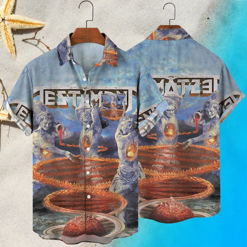 Hawaiian Beach 3D Graphic Print Shirt