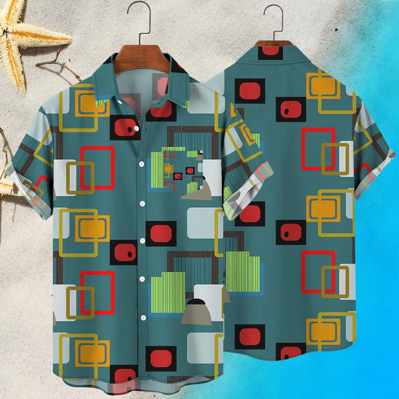 Hawaiian Beach 3D Graphic Print Shirt