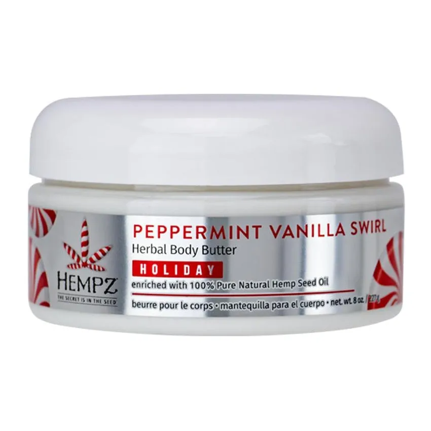 Hempz Peppermint Vanilla Swirl Body Butter 8 oz.