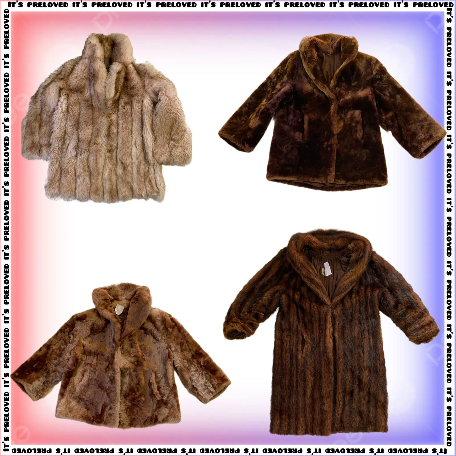 Hollywood Diva Y2K Faur Fur Coats (SS-657)