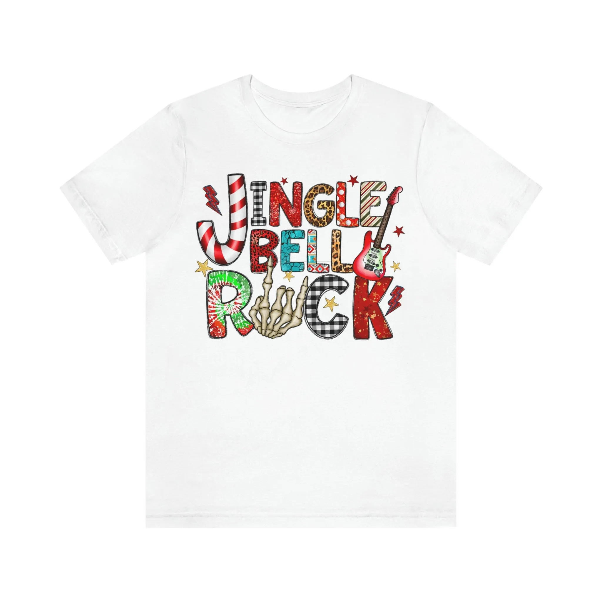 Jingle Bell Rock Women's Christmas Shirt Jersey Short Sleeve Tee