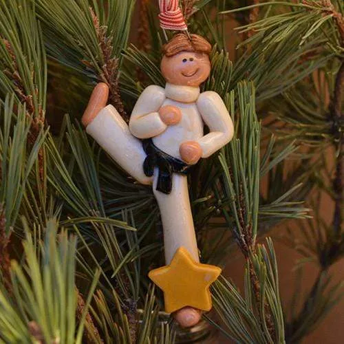 Karate Christmas Ornament