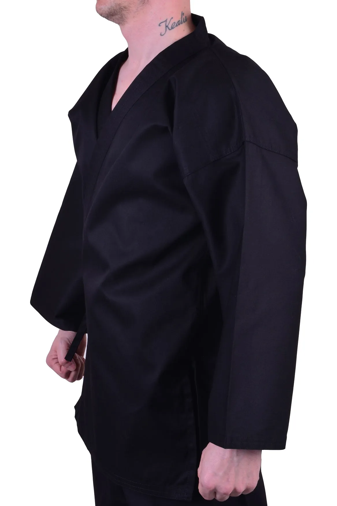 MAR-019B | Traditional Black Karate Jacket