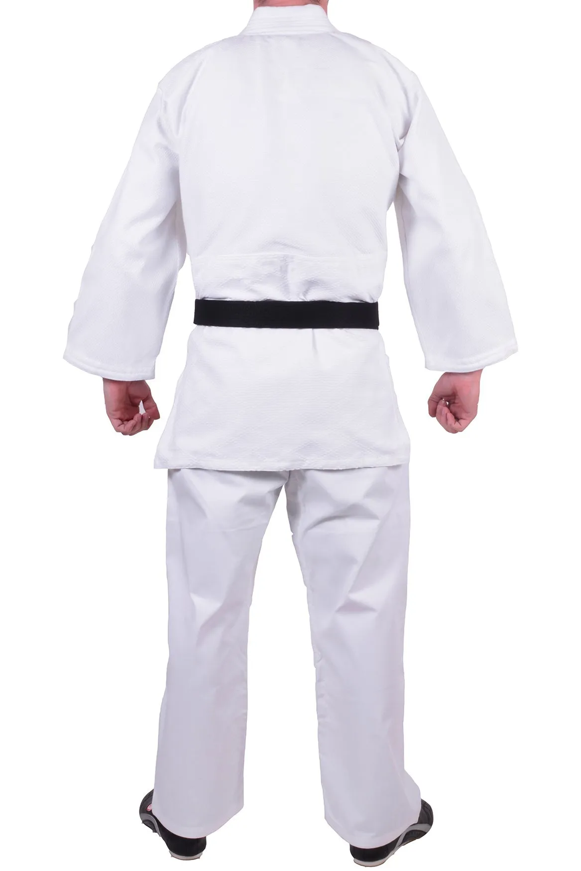 MAR-025 | Mediumweight White Judo/Jiu-Jitsu Uniform For Intermediate Students   FREE BELT