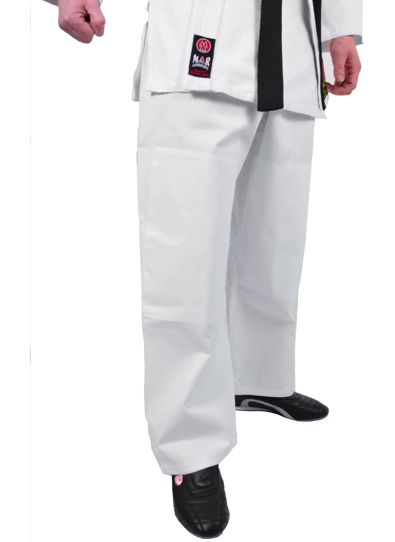 MAR-025 | Mediumweight White Judo/Jiu-Jitsu Uniform For Intermediate Students   FREE BELT