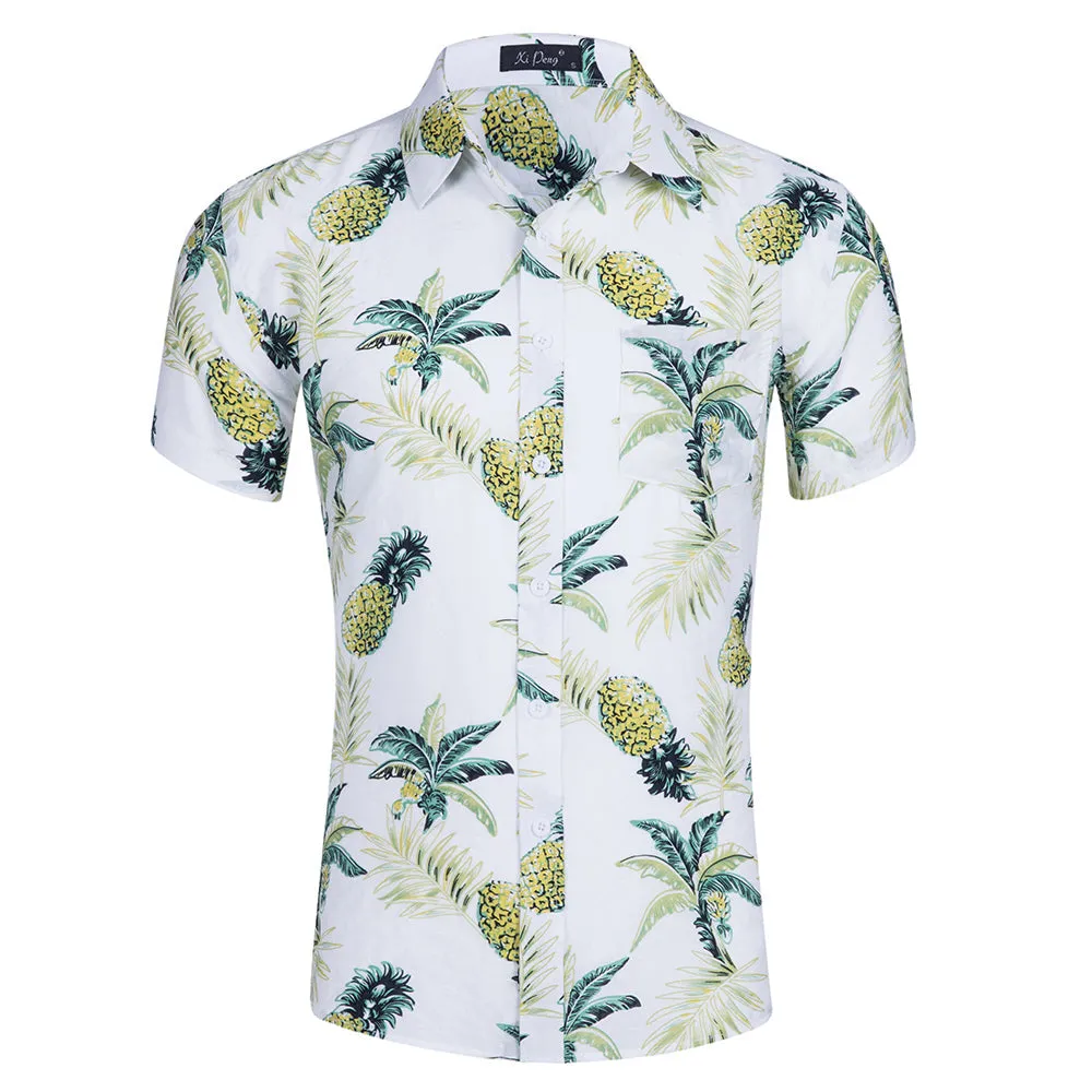 Men's Hawaiian Shirts Casual Short Sleeve Shirts