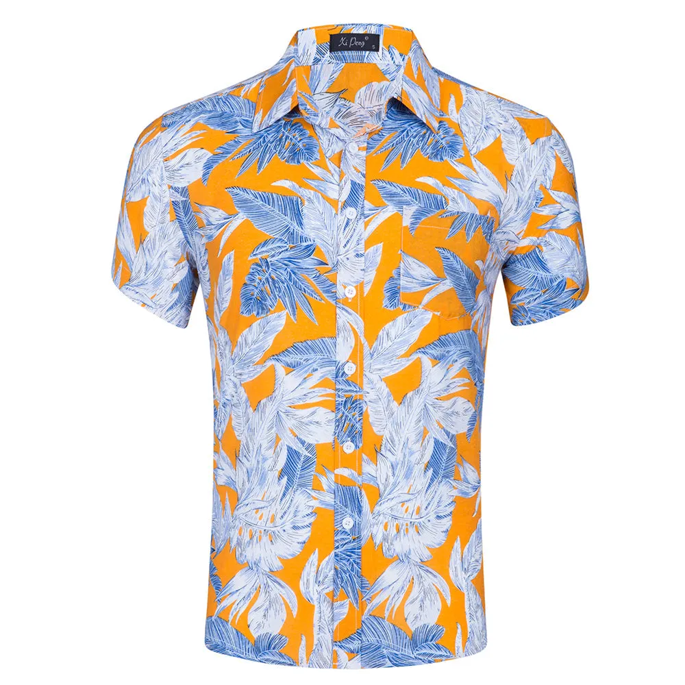 Men's Hawaiian Shirts Casual Short Sleeve Shirts