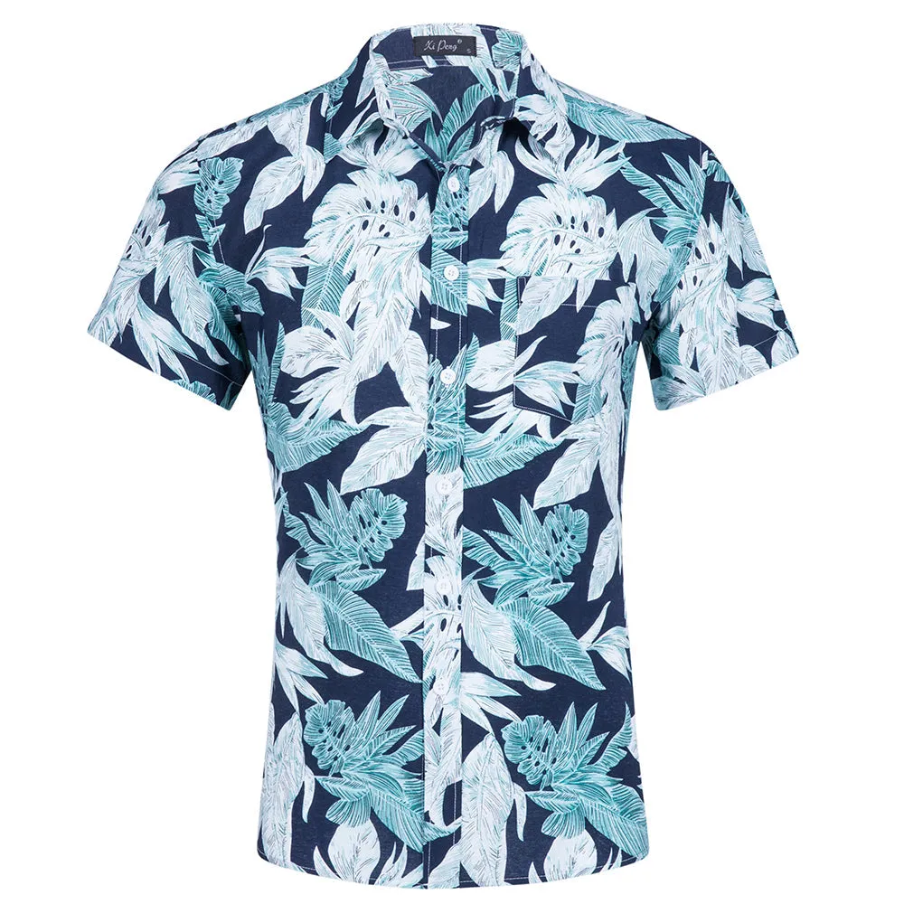 Men's Hawaiian Shirts Casual Short Sleeve Shirts