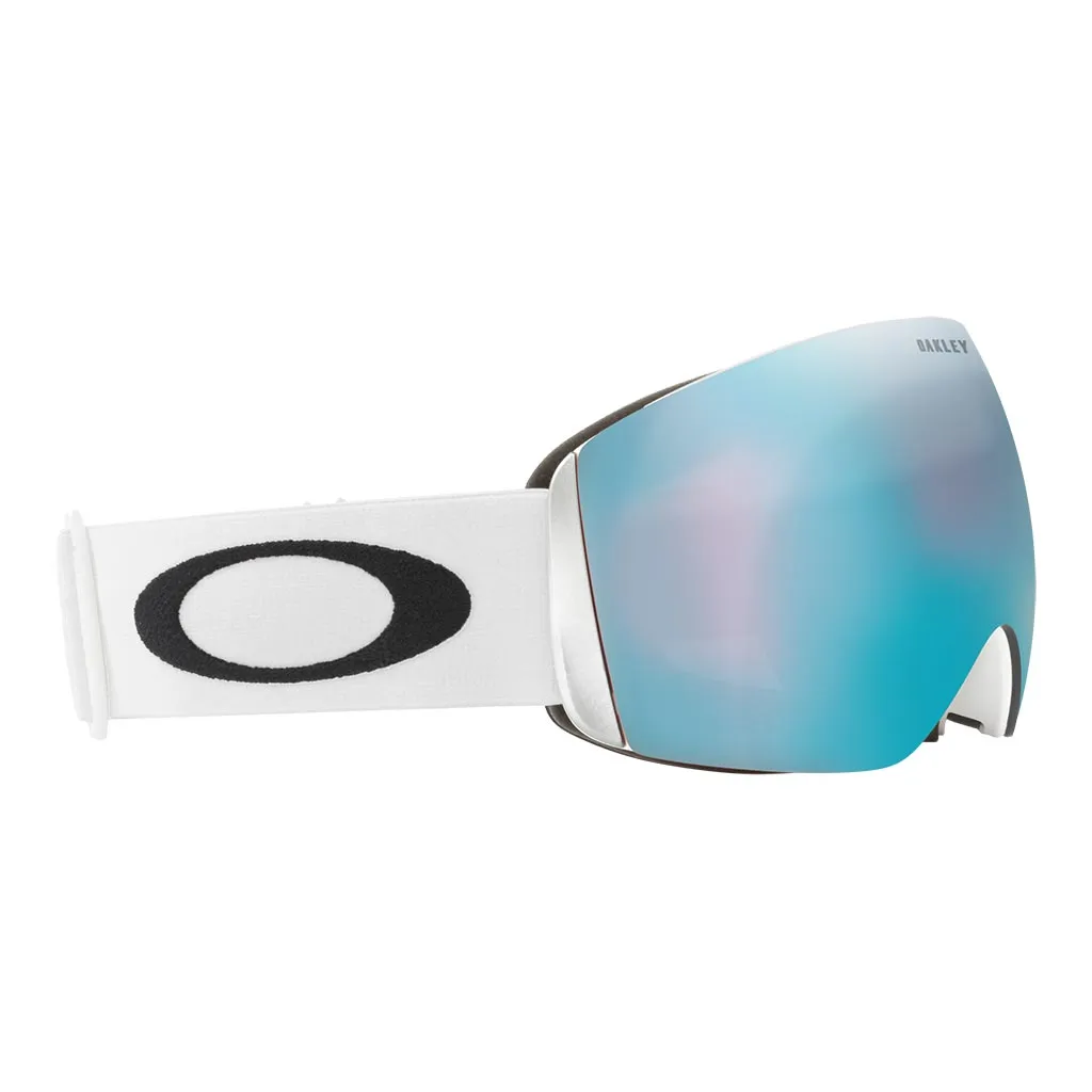 Oakley Flight Deck L Prizm Snow Goggle - Matte White/Sapphire