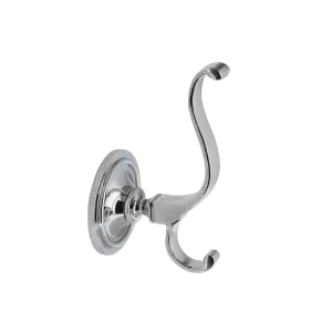 Plain Coat Hook in Bright Chrome