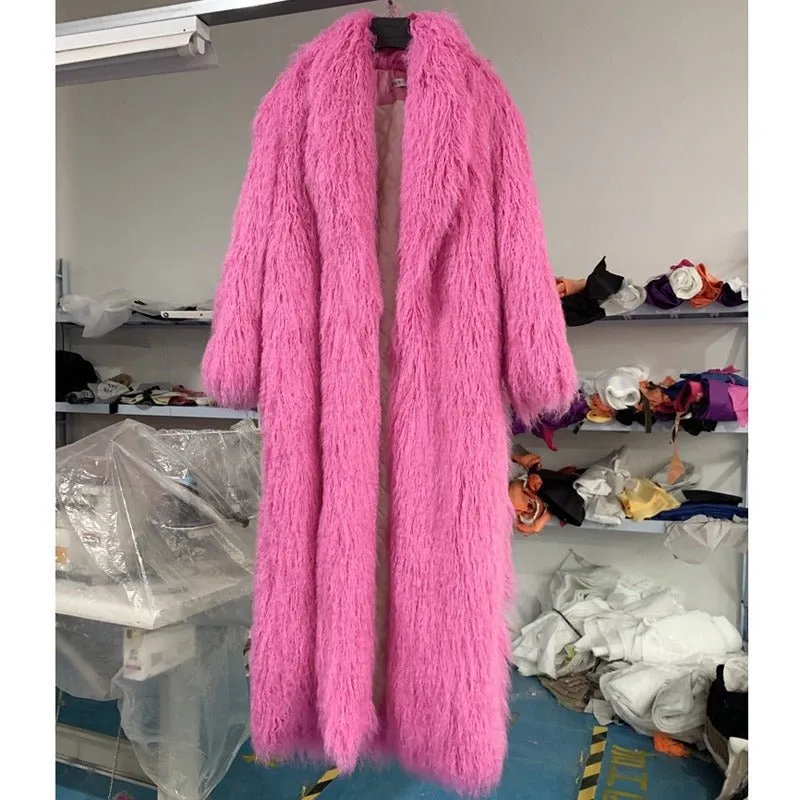 Pre Order:  Soft Long Faux Fur Coat - @phenomenalkat