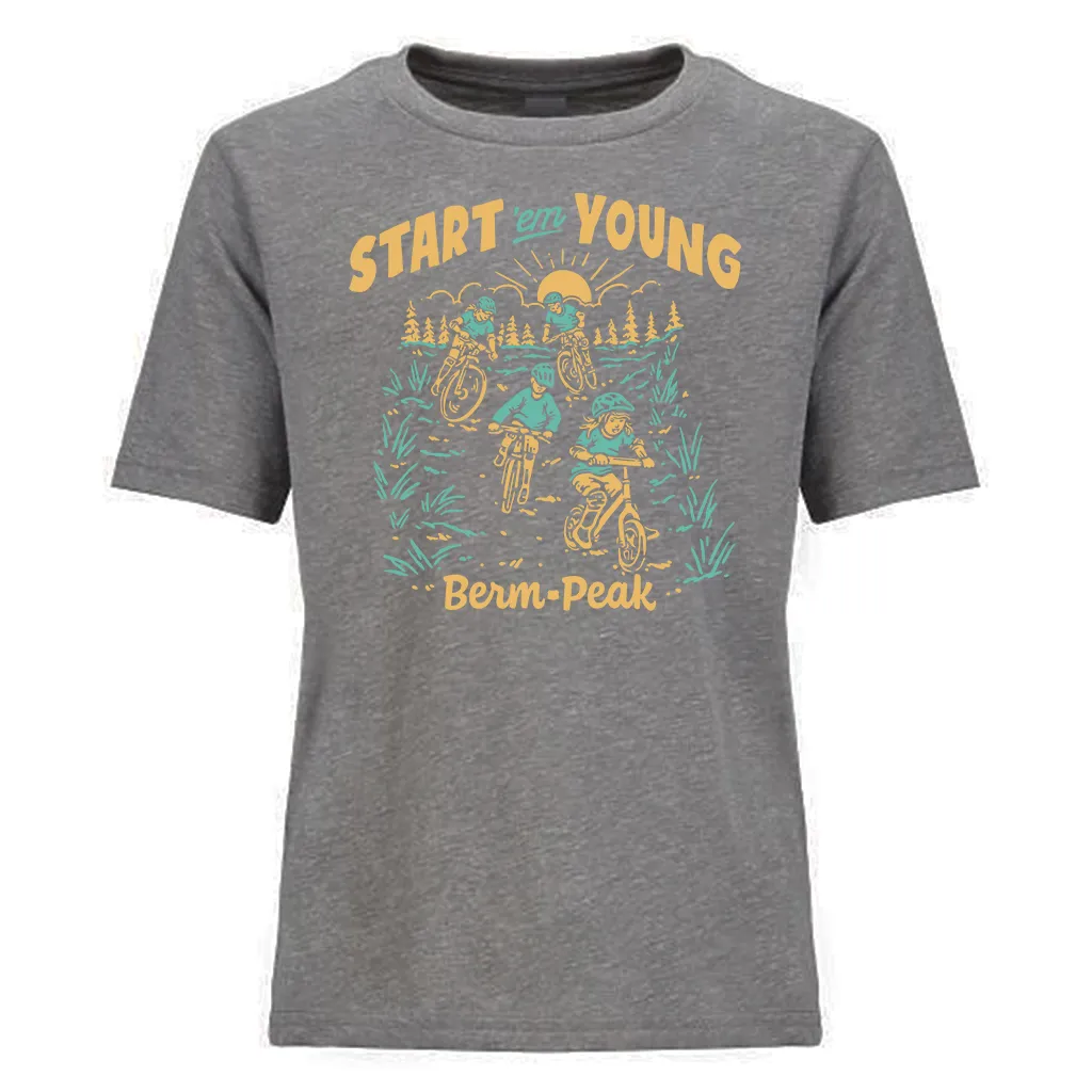 Start Em Young Youth Shirt (Heather Grey)