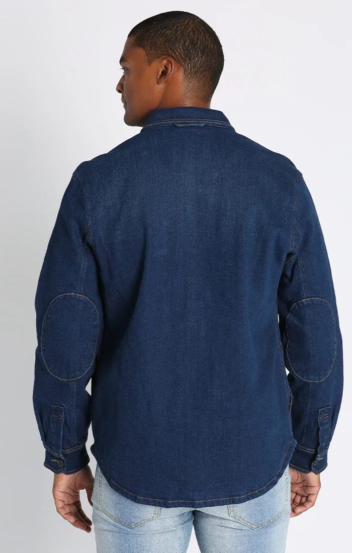 Stretch Flannel Lined Denim Jacket